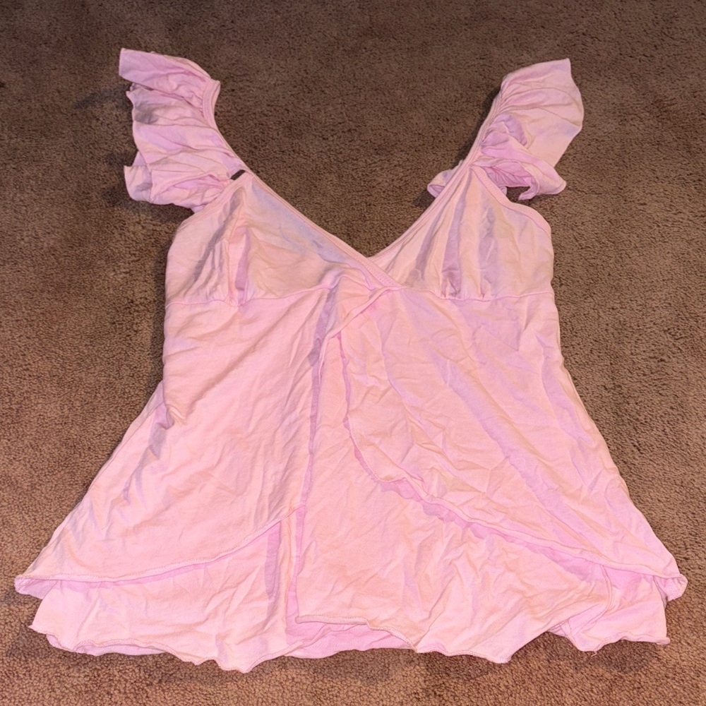 VENUS Soft Pink Cotton Top